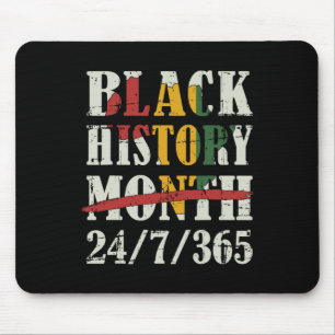 Black History Month 247365 With African Map Flag Mouse Mat