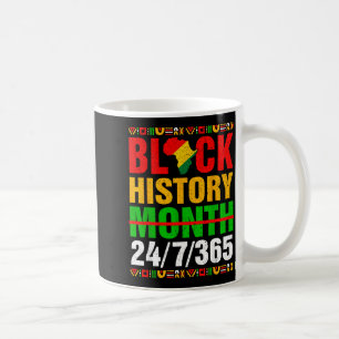 Black History Month 24_7_365 African American Men Coffee Mug