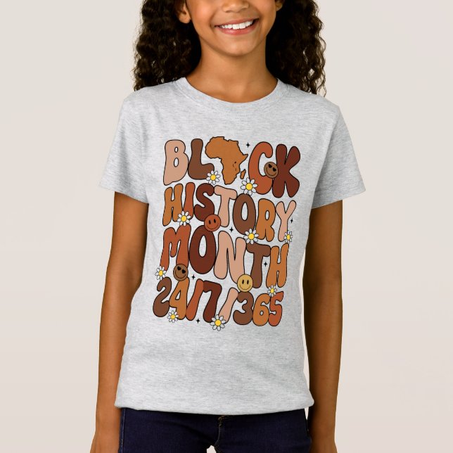 Black History Month 24/7/365 T-Shirt (Front)
