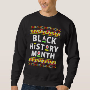 Black History Month 24 7 Bhm African Pride Men Wom Sweatshirt