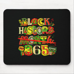 Black history month 365 retro cultural pride mouse mat