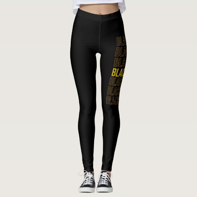 Black History Month (7) Leggings (Front)