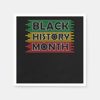Black History Month Africa Flag (7) Napkin