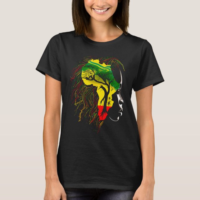 Black history month  African American Ancestors' r T-Shirt (Front)