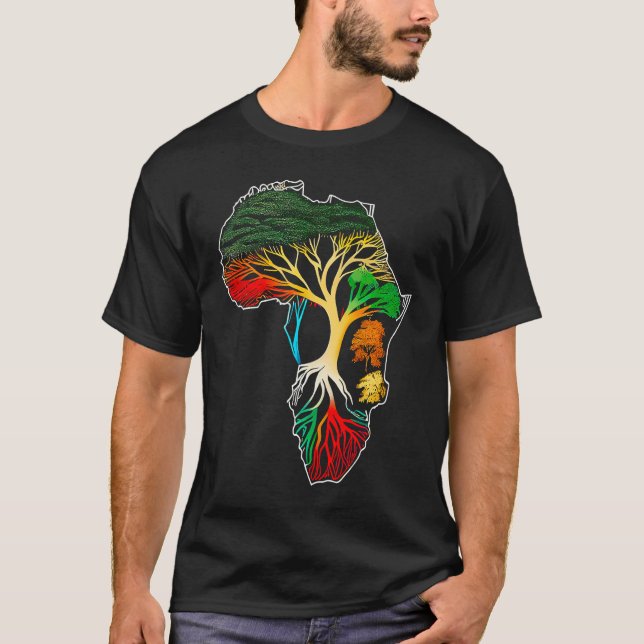 Black history month  African American Ancestors' r T-Shirt (Front)