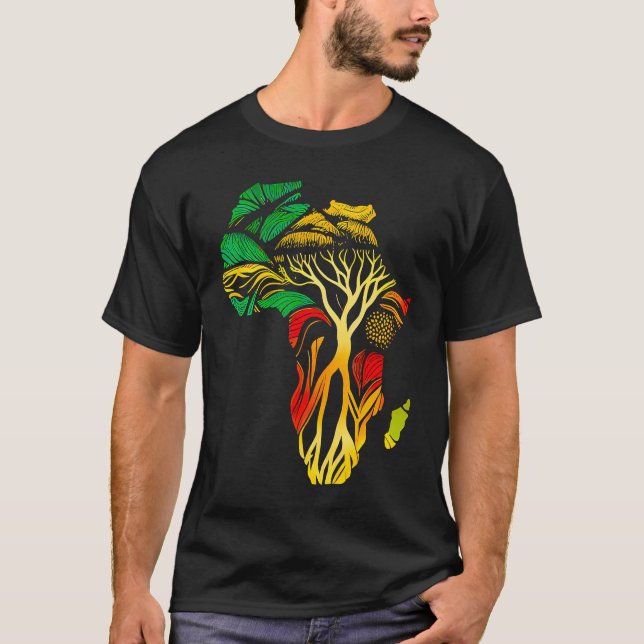 Black history month  African American Ancestors' r T-Shirt (Front)
