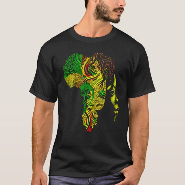 Black history month  African American Ancestors' r T-Shirt (Front)