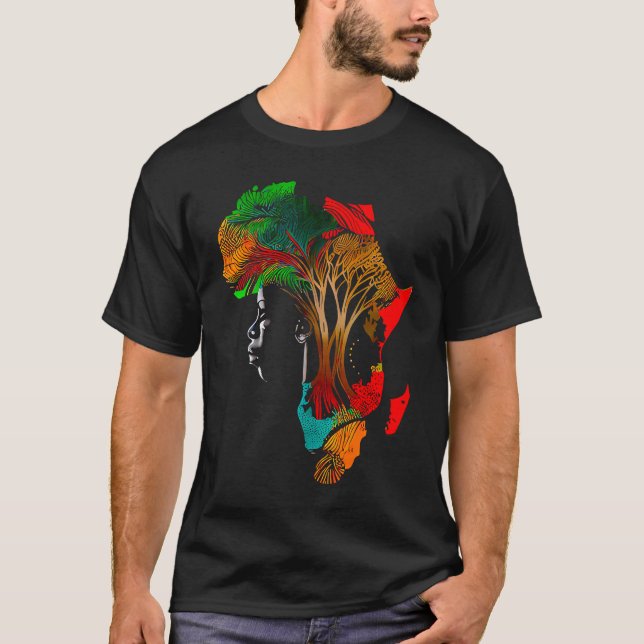 Black history month  African American Ancestors' r T-Shirt (Front)