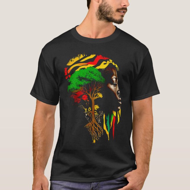 Black history month  African American Ancestors' r T-Shirt (Front)