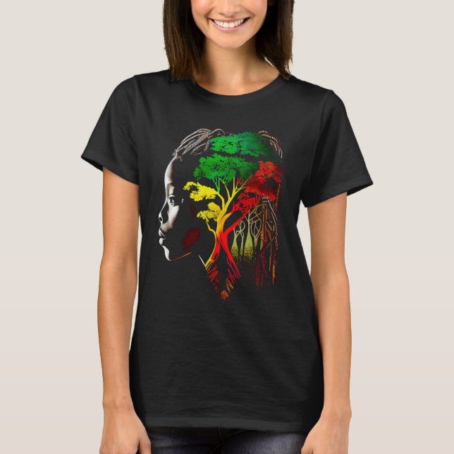 Black history month  African American Ancestors' r T-Shirt (Front)