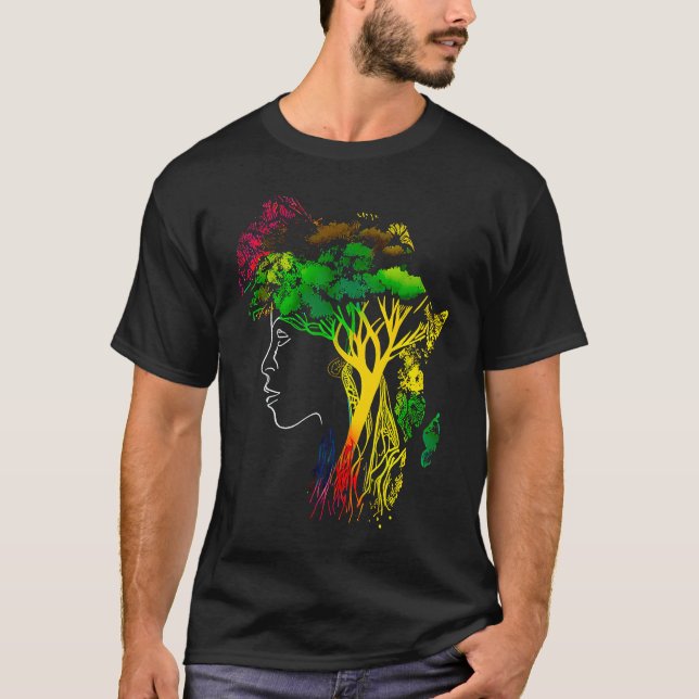 Black history month  African American Ancestors' r T-Shirt (Front)