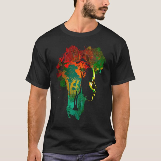 Black history month  African American Ancestors' r T-Shirt (Front)