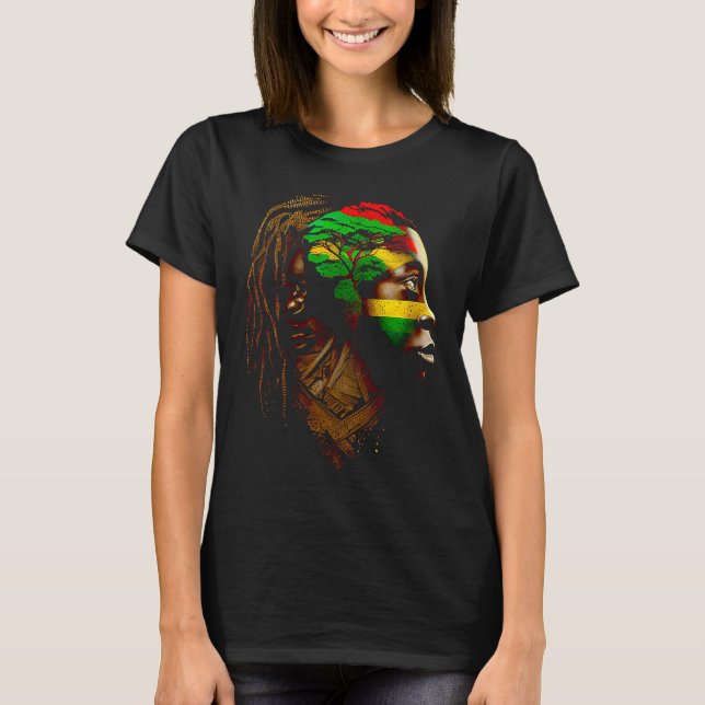 Black history month  African American Ancestors' r T-Shirt (Front)