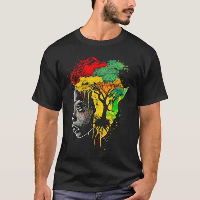 Black history month  African American Ancestors' r T-Shirt (Front)