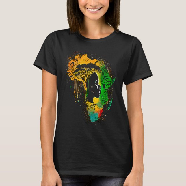 Black history month  African American Ancestors' r T-Shirt (Front)