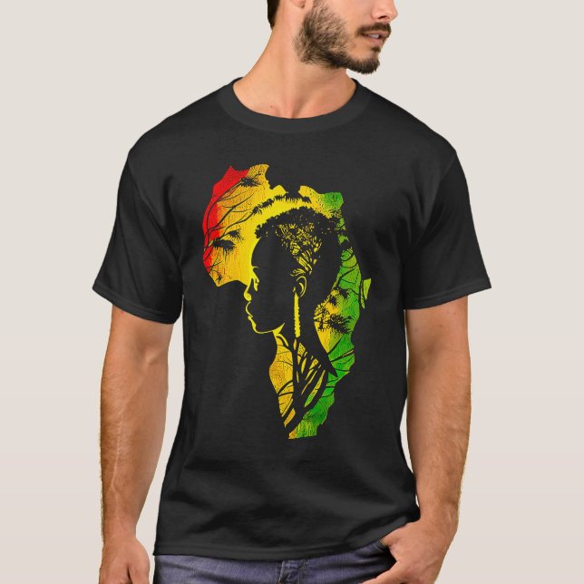 Black history month  African American Ancestors' r T-Shirt (Front)