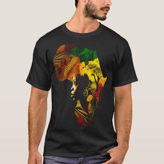 Black history month  African American Ancestors' r T-Shirt (Front)