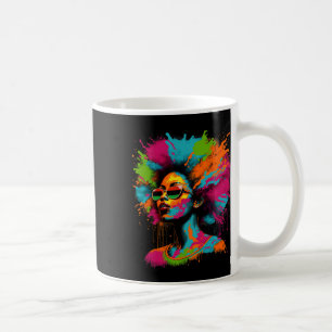 Black History Month African American Black Queen J Coffee Mug
