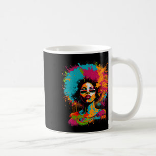 Black History Month African American Black Queen J Coffee Mug