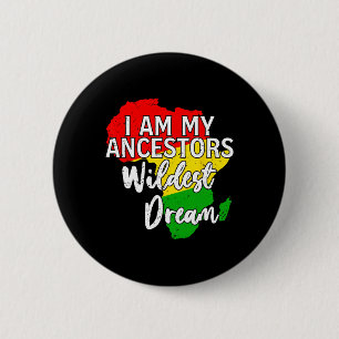 Black History Month African American Blm Juneteent 6 Cm Round Badge