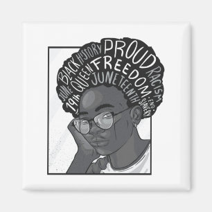 Black History Month African American Country Celeb Magnet