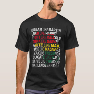 Black History Month African American Country Celeb T-Shirt