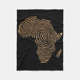 Black History Month African American Fleece Blanket