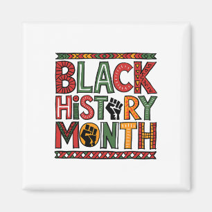 Black History Month African American Heritage Men Magnet