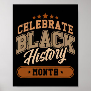 Black History Month African American History Women Poster