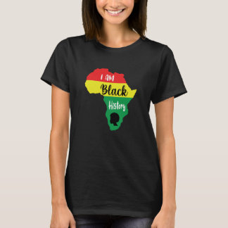 Black History Month African American I Am Black Hi T-Shirt