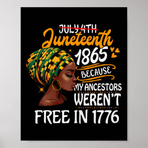 Black History Month African American Juenteenth Bl Poster
