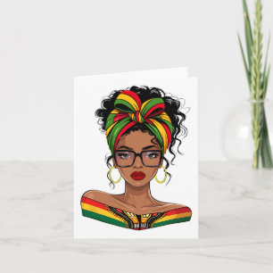 Black History Month African American Juneteenth Wo Card