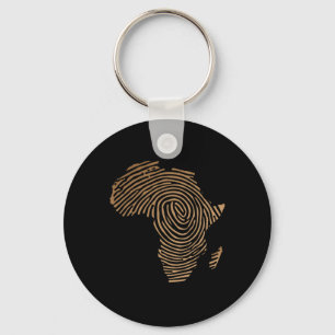 Black History Month African American Key Ring