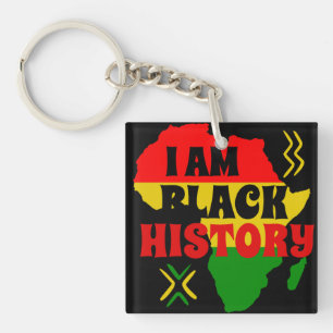 Black History Month, African american Key Ring