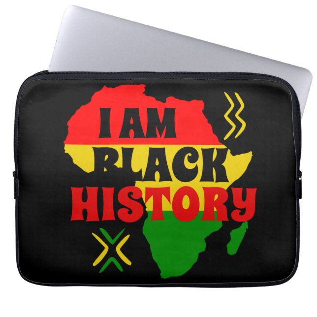 Black History Month, African american  Laptop Sleeve (Front)