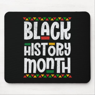 Black History Month African American Melanin Pride Mouse Mat
