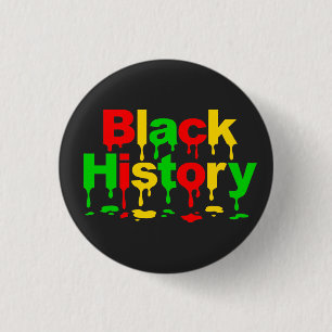 Black History Month African American Men Women Kid 3 Cm Round Badge