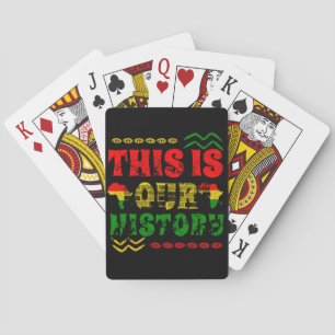 Black History Month, African american Playing Cards