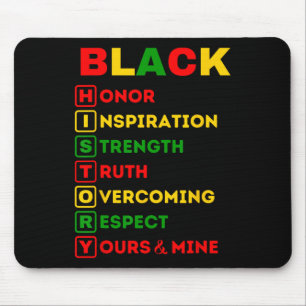 Black History Month African American Pride Celebra Mouse Mat