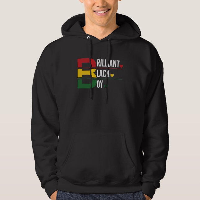 Black History Month African American Teacher Pride Hoodie (Front)