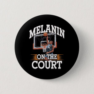 Black History Month African Black Afro Bysketll Pl 6 Cm Round Badge