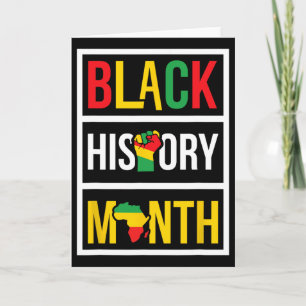 Black History Month - African Civil Rights Empower Card