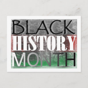 Black History Month (African Flag) Postcard