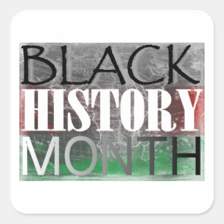 Black History Month (African Flag) Square Sticker