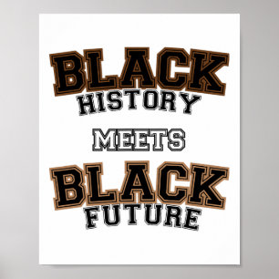 Black History Month African Future  Poster