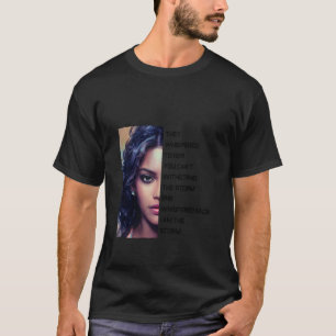Black History Month African Girl Afro Storm Proud  T-Shirt