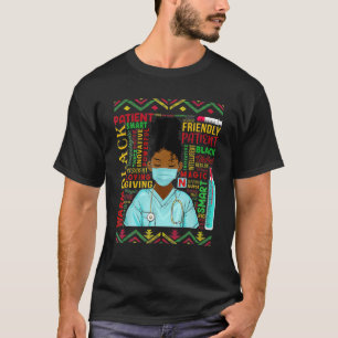 Black History Month African Men Boys Afro American T-Shirt