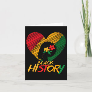 Black History Month African Pride American Women A Card