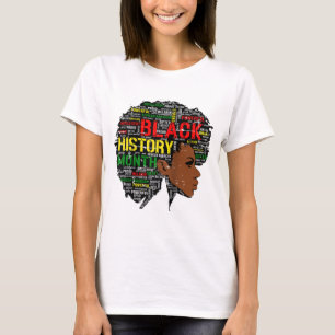 Black History Month African Quote Women Girl Graph T-Shirt