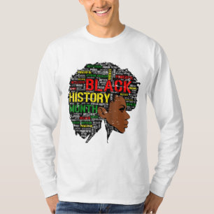Black History Month African Quote Women Girl Graph T-Shirt